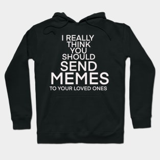 I REALLY THINK YOU SHOULD SEND MORE MEMES TO YOUR LOVED ONES Hoodie